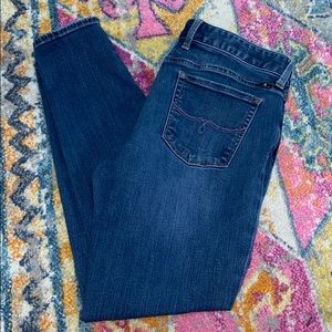 Lucky Brand Size 8/29 Med Wash Lolita Capri Jeans